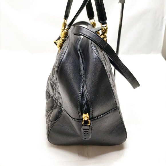 Authentic Christian Dior Leather Hand Bag mon429-110925 - Picture 3 of 16